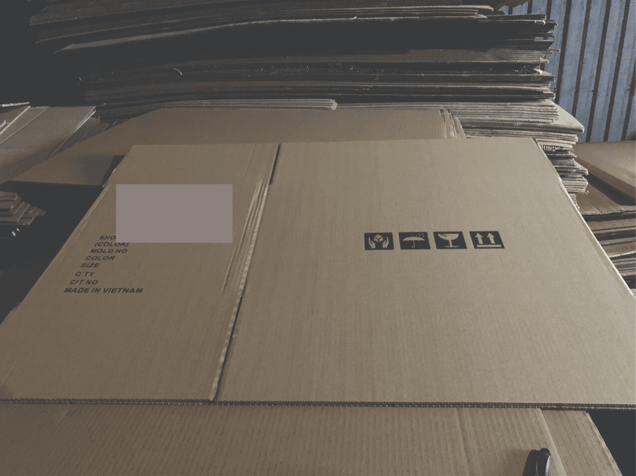 Thùng Carton 3 Lớp Cũ, 64x40x37 cm