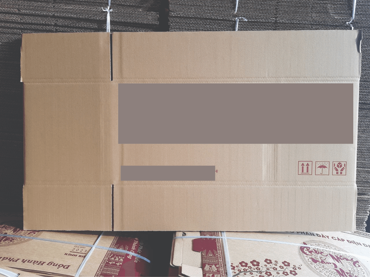 Thùng Carton 5 Lớp Cũ, 68.5x26x29 cm