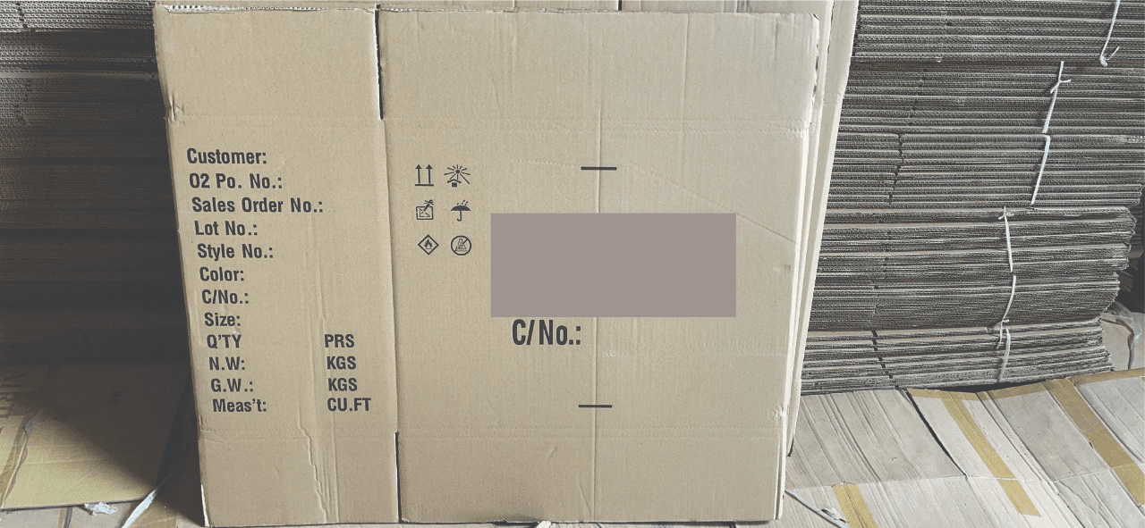 Thùng Carton 5 Lớp Cũ, 61x30x48 cm